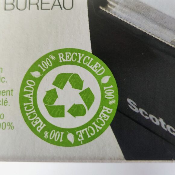 Scotch Classic Desktop Tape Dispenser, Weighted Non-Skid Base C-38 Black w/ Tape - Picture 3 of 9